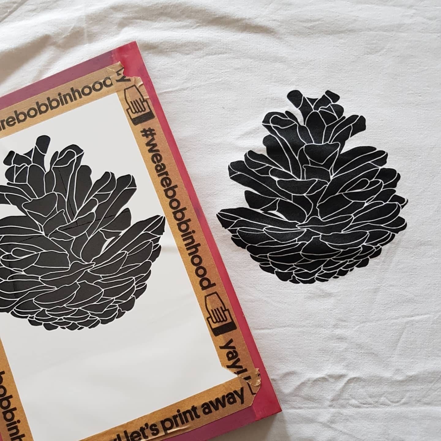 Pine Cone Stencil File