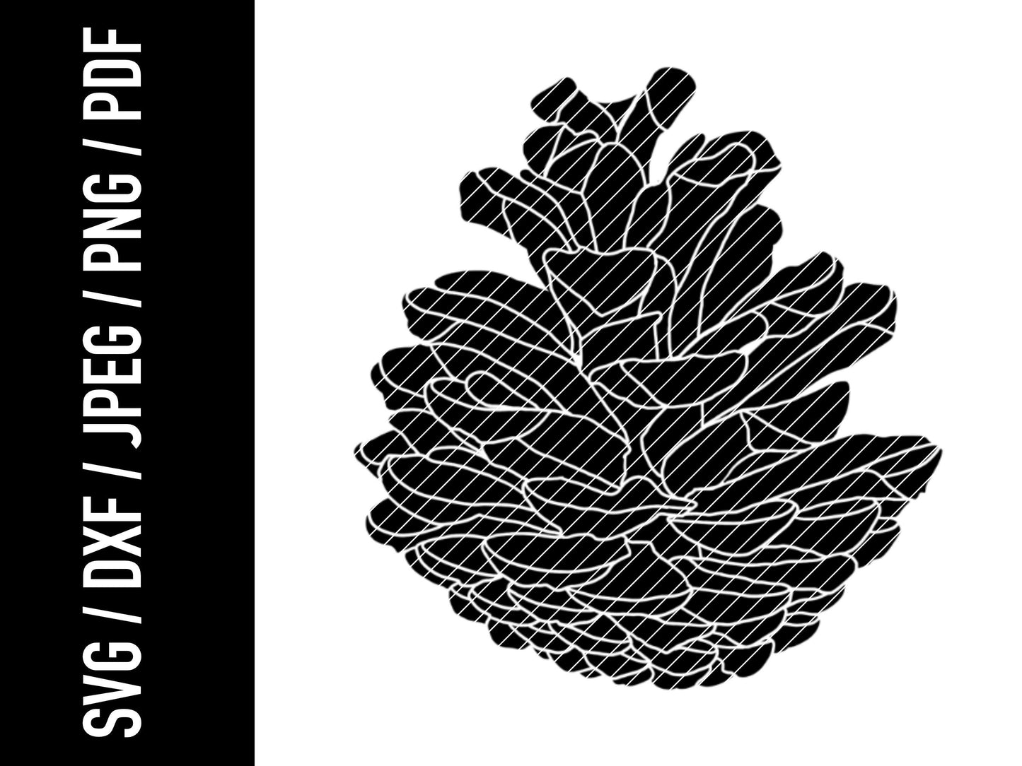 Pine Cone Stencil File