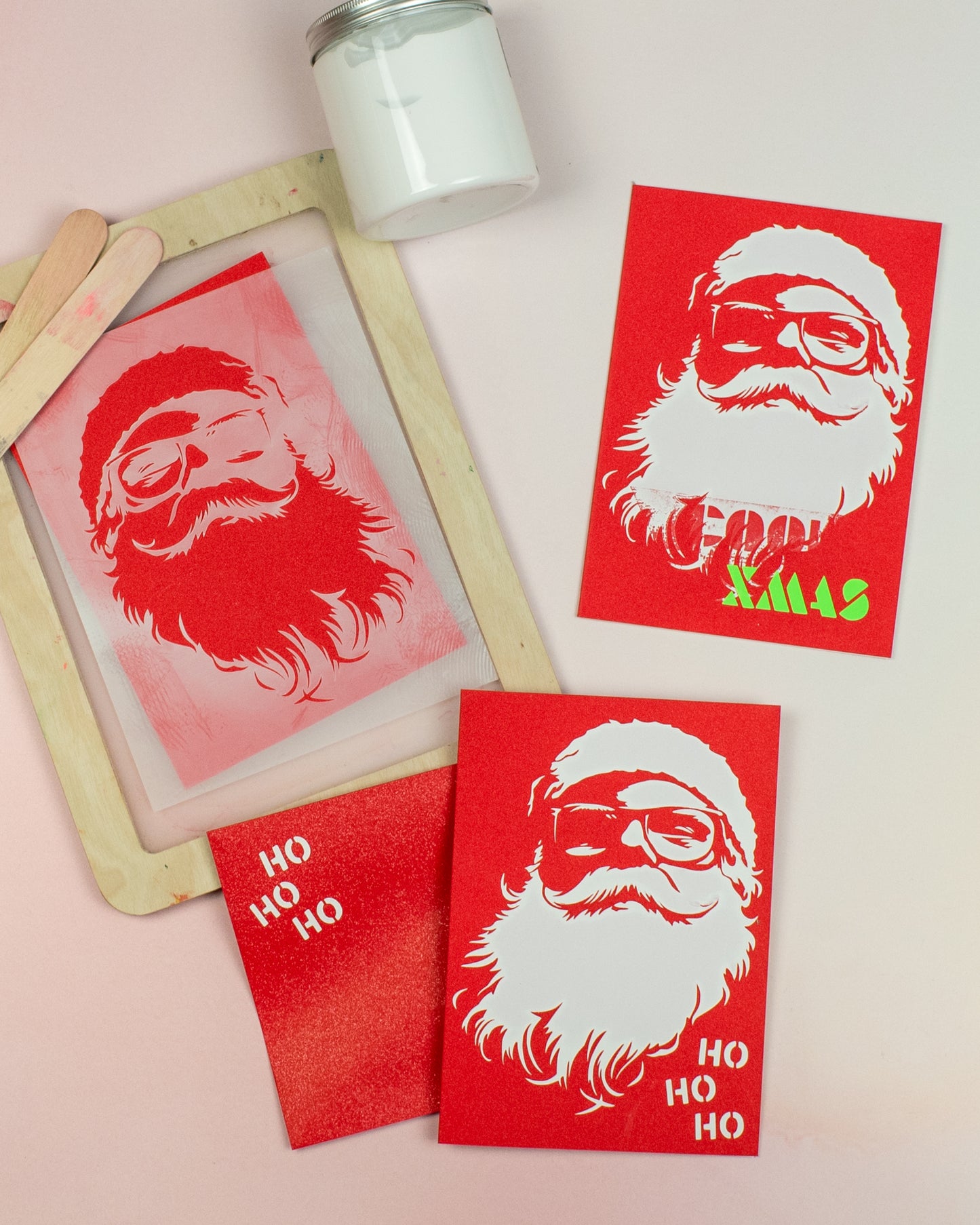 Weihnachtsmann Schablonen- & Schnittdatei