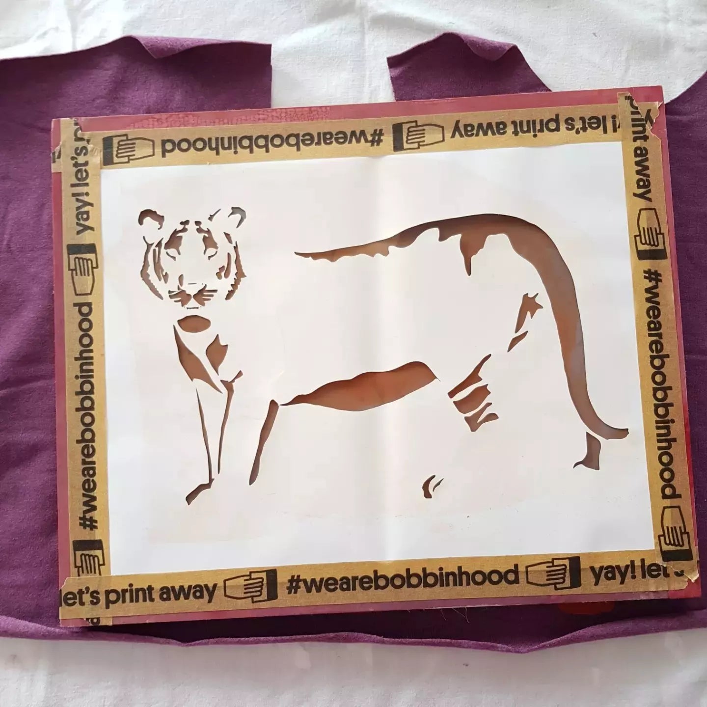 Tiger Set (A4 & A3) - Stencil & Cut File