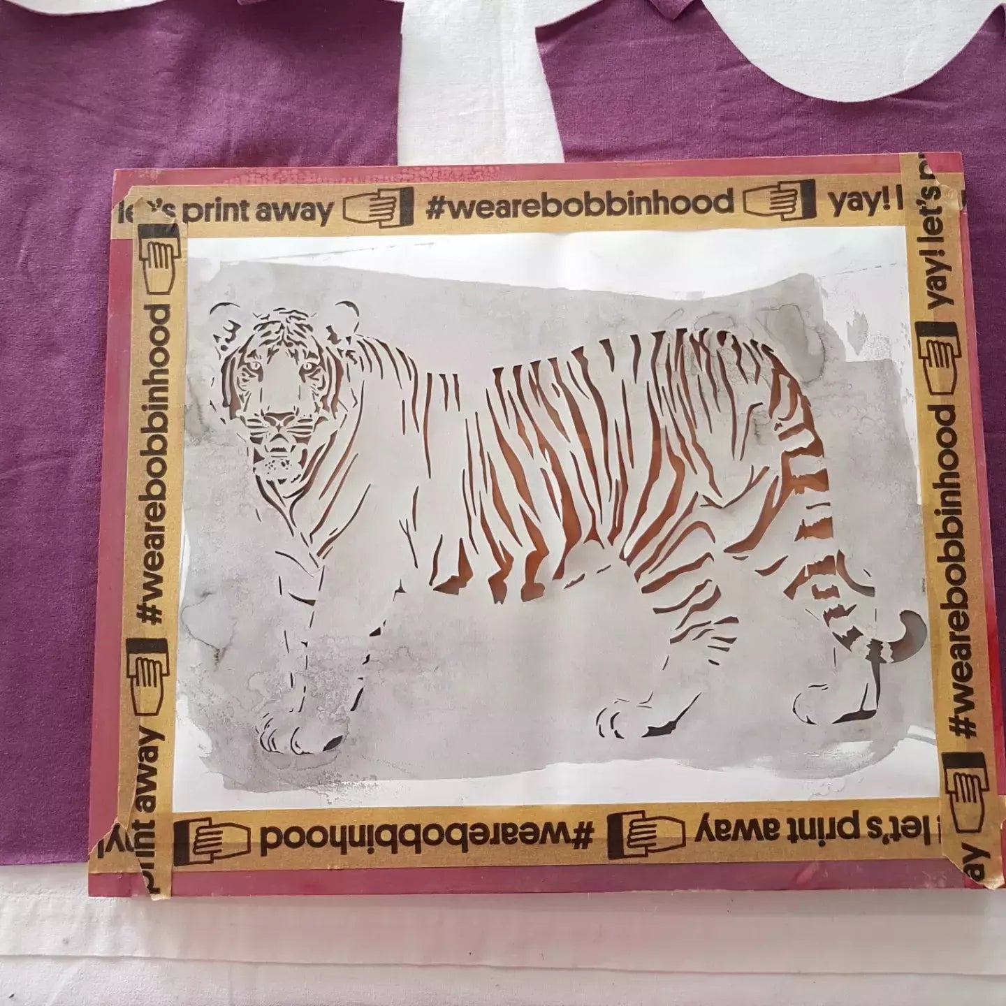 Tiger (A4) - Stencil & Cut File