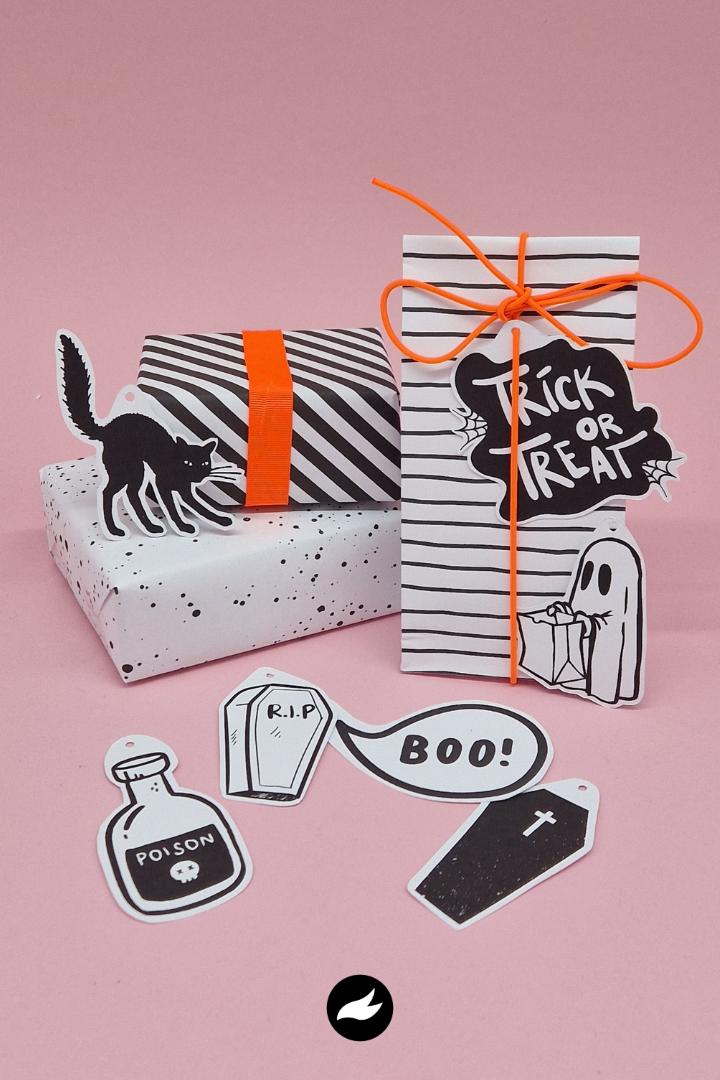 Fun and Trendy Halloween Gift Tags
