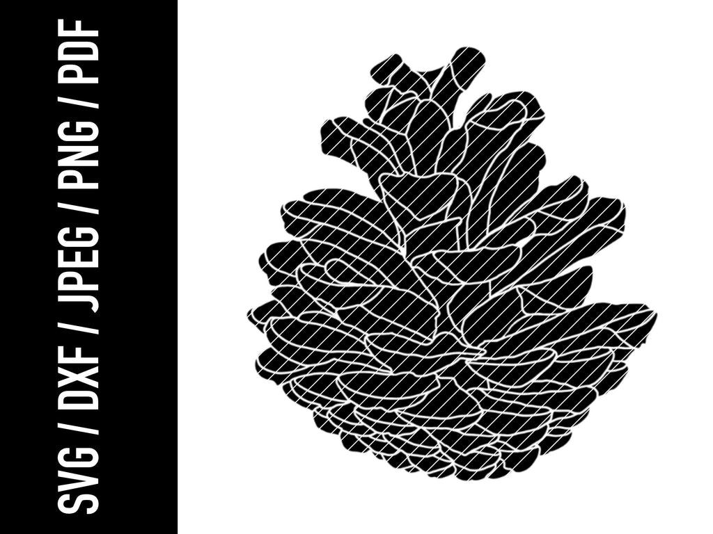 Tannenzapfen - Schablonen- & Schnittdatei