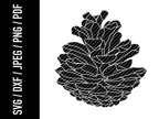 Tannenzapfen - Schablonen- & Schnittdatei