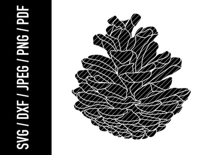 Pine Cone Stencil File