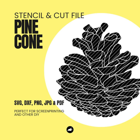 Pine Cone Stencil File