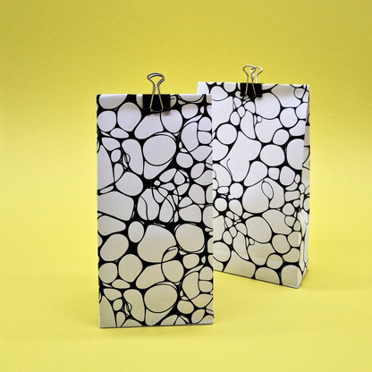 Bubble Pattern Gift Bag Templates