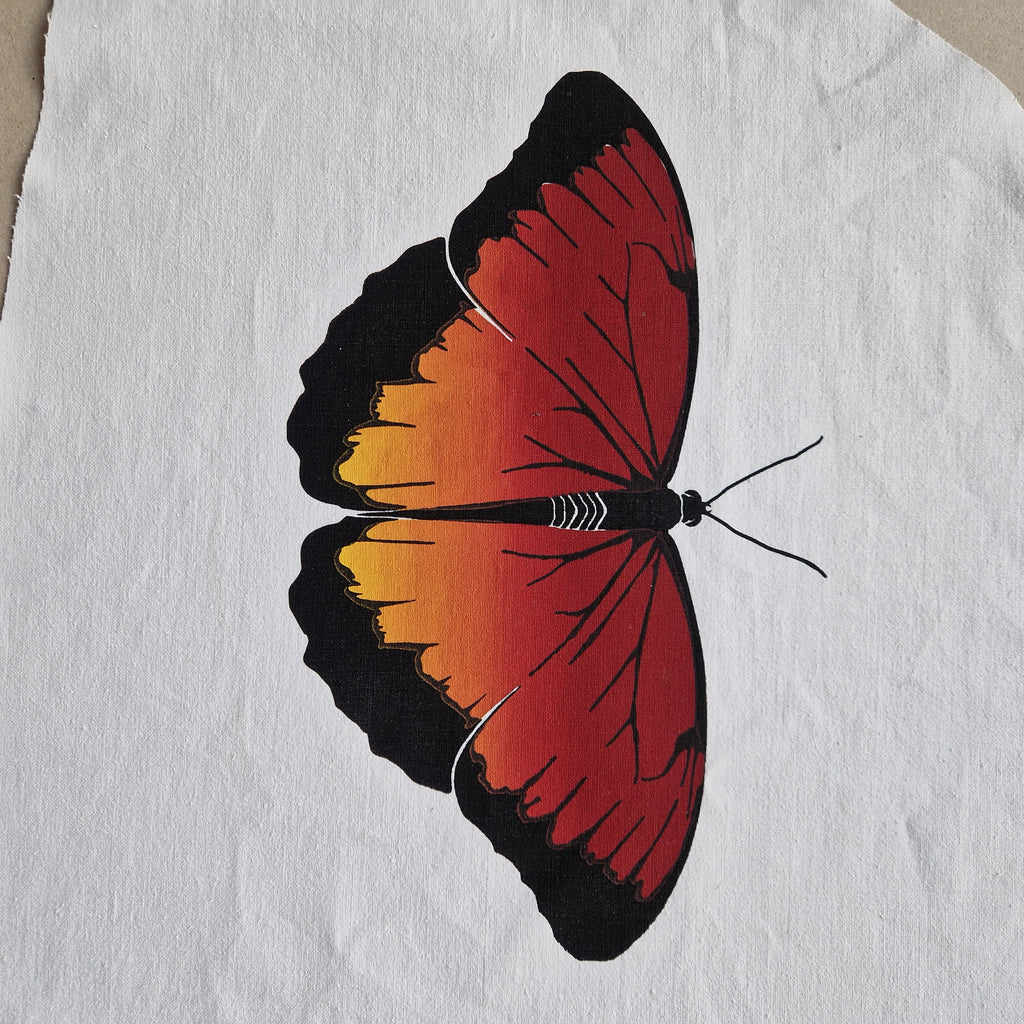 Morphfalter - Morpho Menelaus - Schablonen- & Schnittdatei