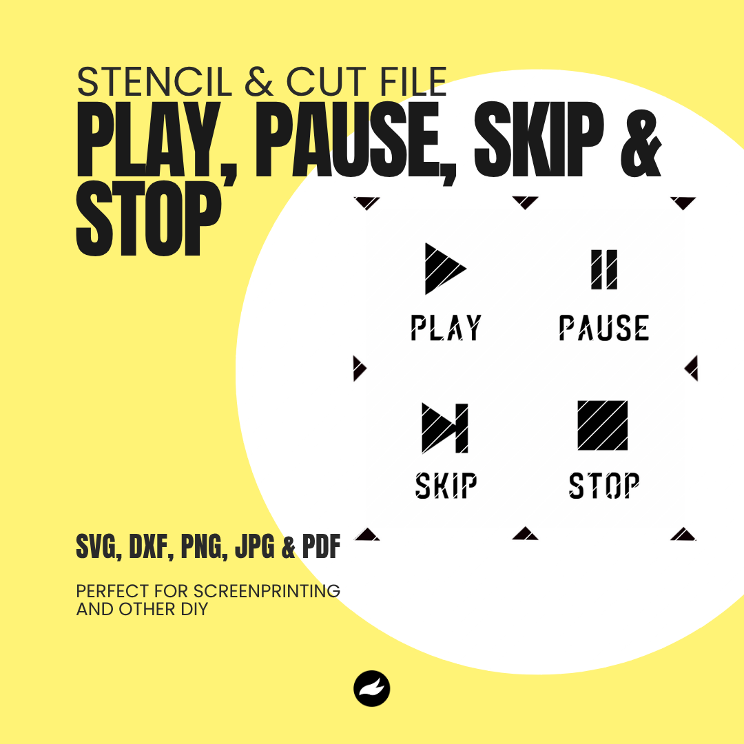 Label - Play, Pause, Skip & Stop