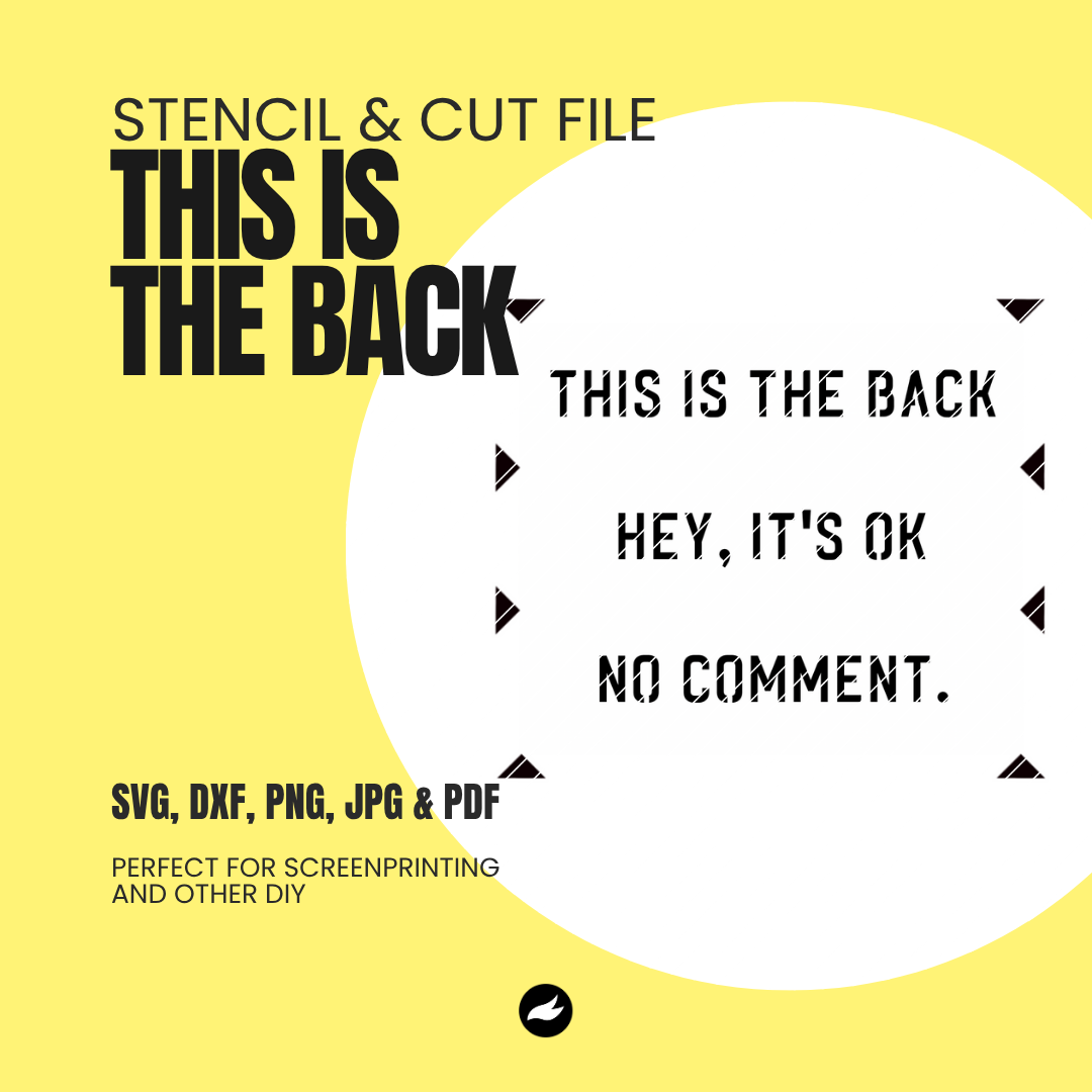 Label - This is the back