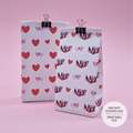 Love & Hearts Gift Bag Template