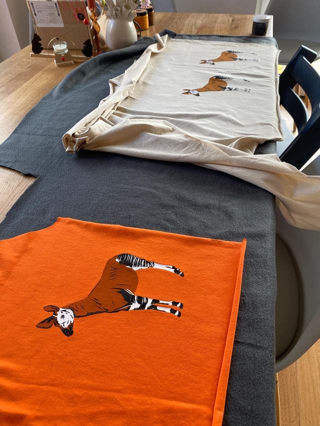 Okapi Schablonen- & Schnittdatei