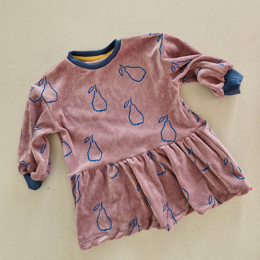 Dress with pear print