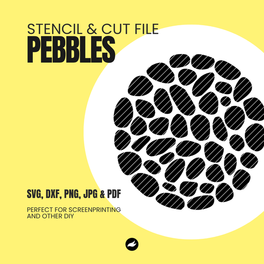 Pebbles - Stencil & Cut File