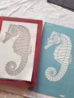 Seepferdchen Schablonen- & Schnittdatei