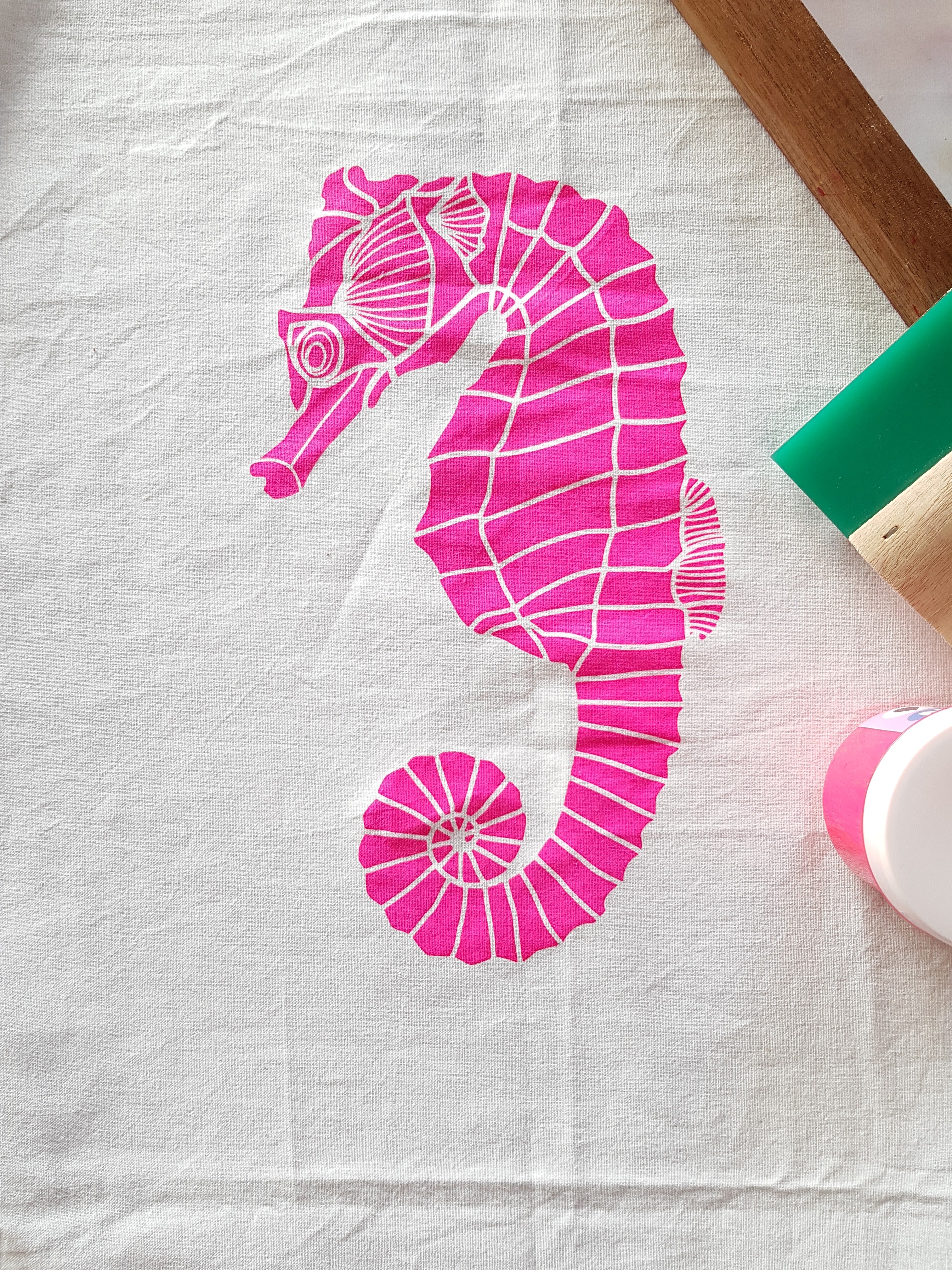 Seepferdchen Schablonen- & Schnittdatei