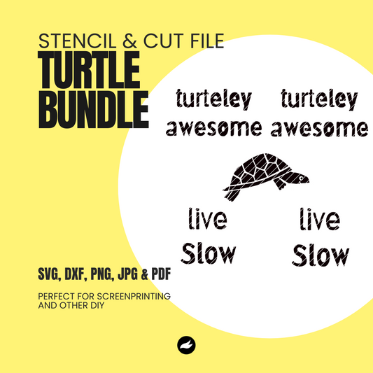 Turtle Stencil & Cut File