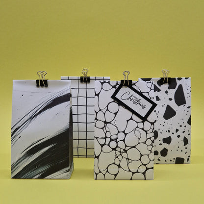 Bubble Pattern Gift Bag Templates