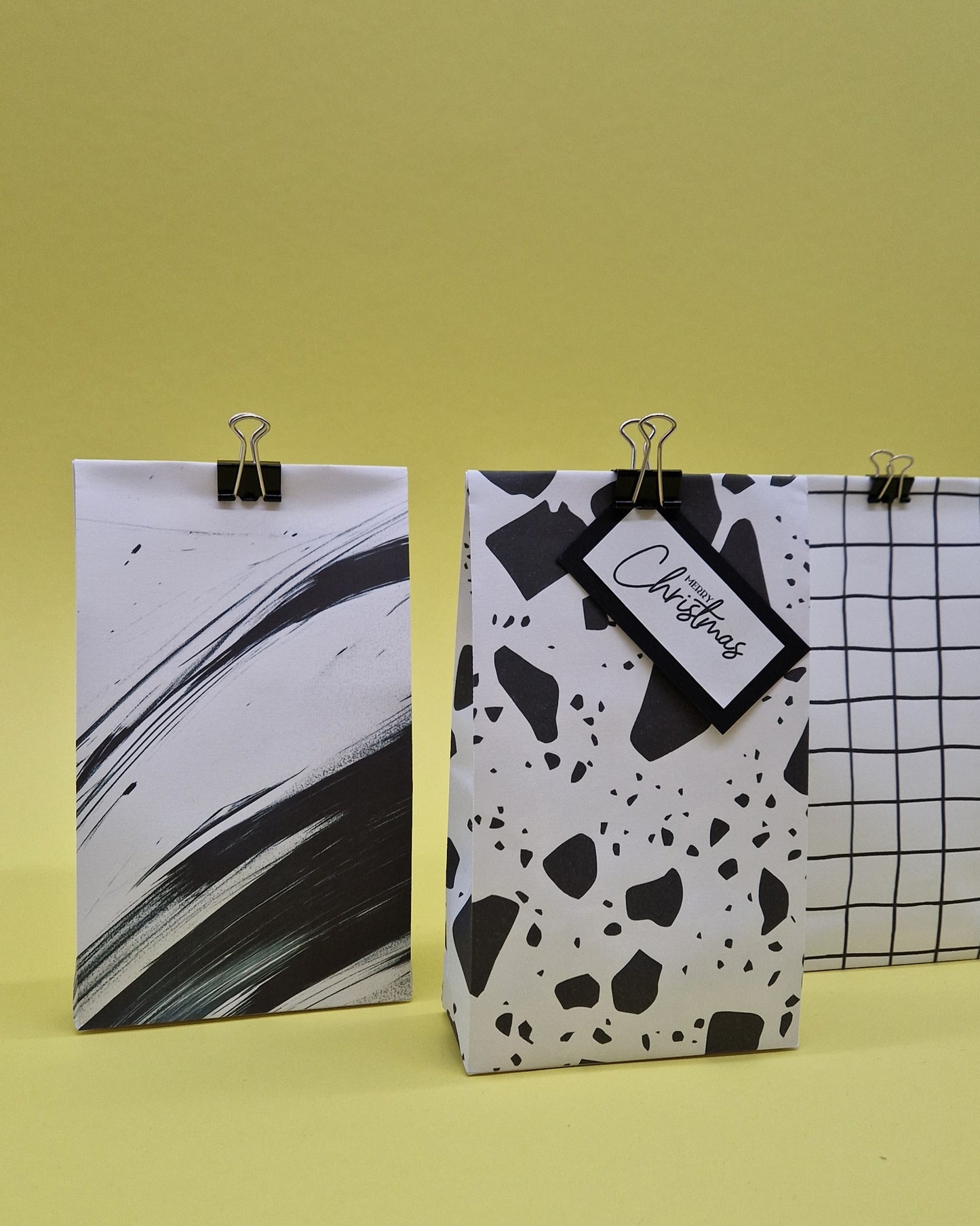 Terrazzo Pattern Gift Bag Templates