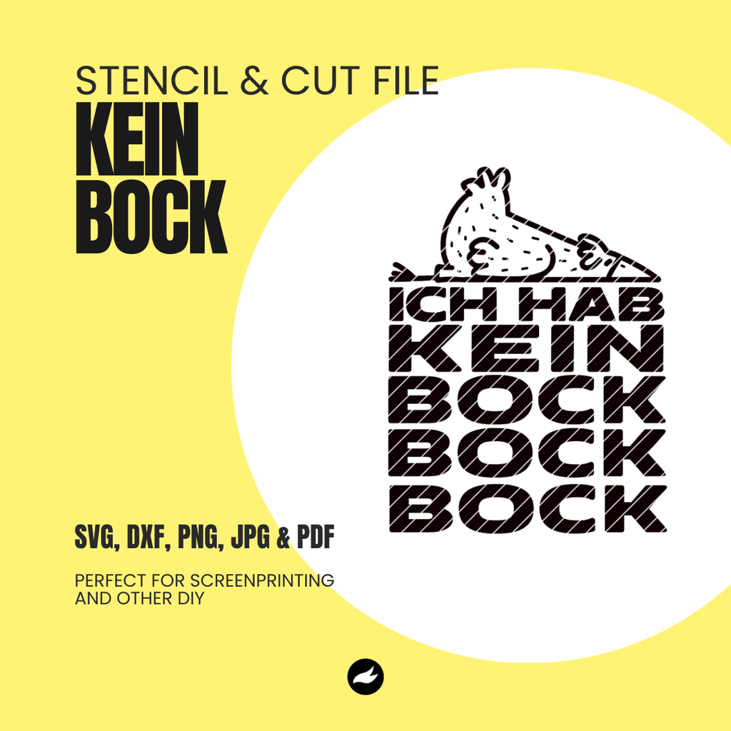 BOCK BOCK BOCK Stencil & Cut File