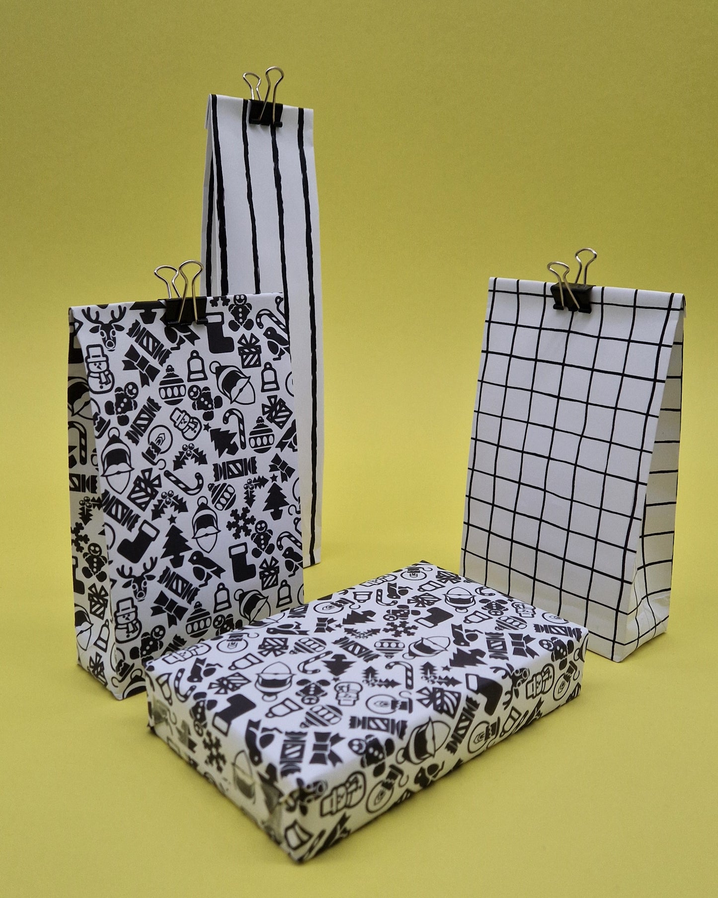 Bold Christmas Gift Bag Template