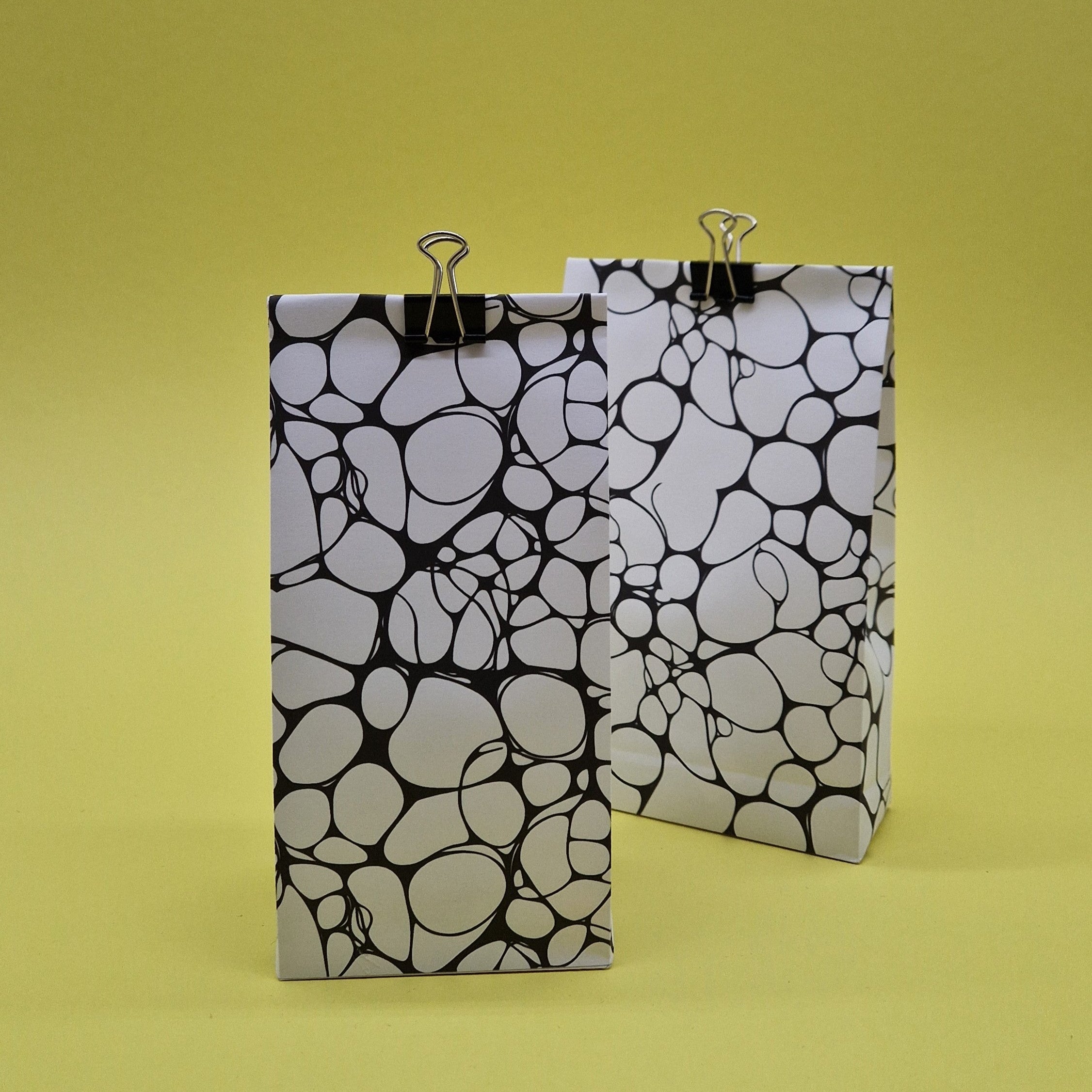 Blasenmuster Geschenktüten-Vorlage