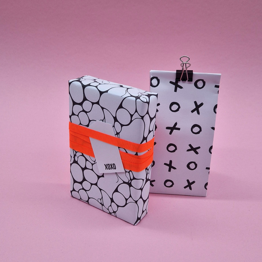 XO Pattern Gift Bag Template