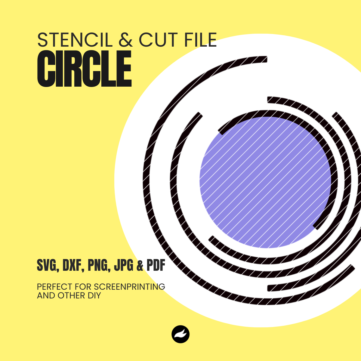Geometric Circle Combo - Stencil & Cut File