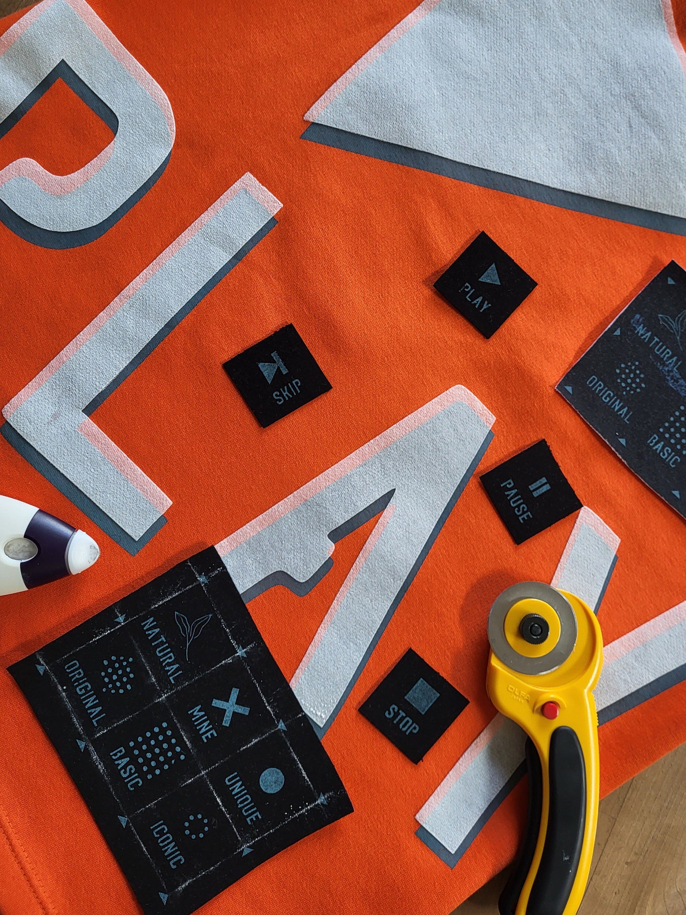 Label - Play, Pause, Skip & Stop