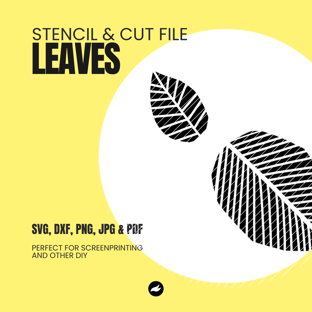 Leaves - Stencil & Cut File