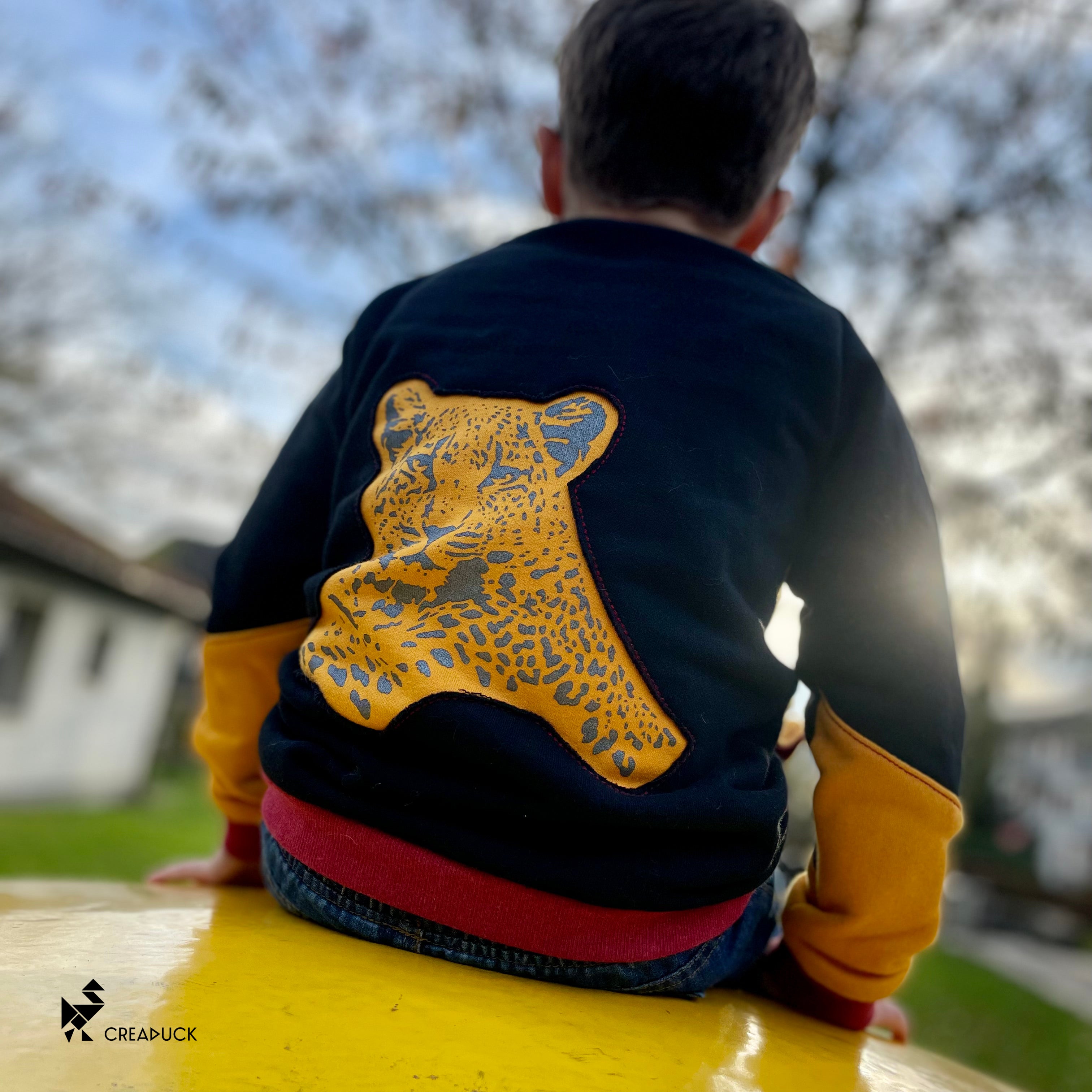 Leopard Schablone und Schnittdatei 