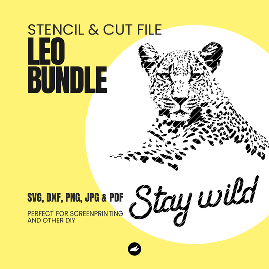 Leo Bundle Stencil & Cut File