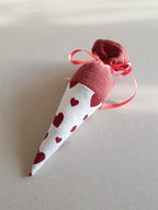 Hearts - Mini-Schultüte - Stencil & Cut File