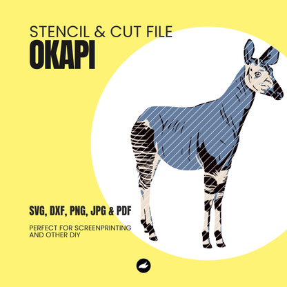 Okapi - Stencil & Cut File