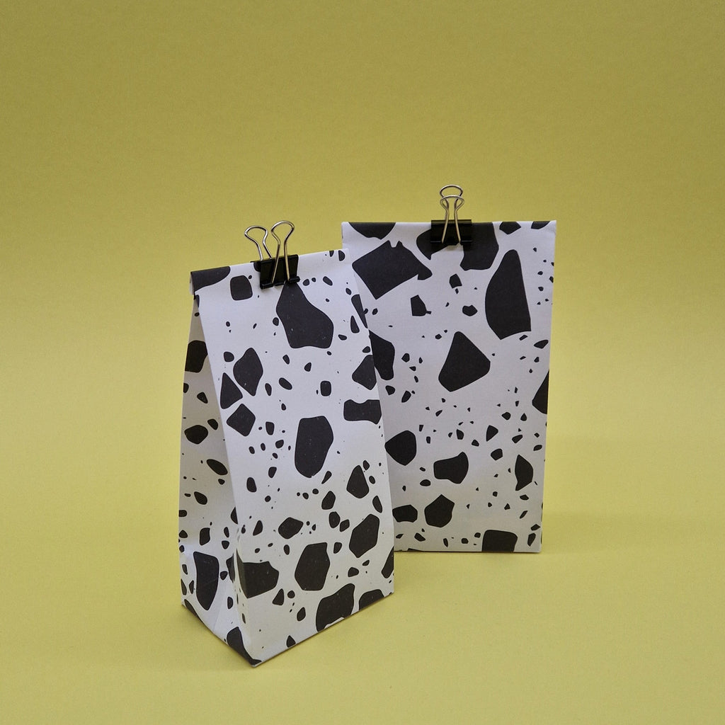 Terrazzo Geschenktüten-Vorlage