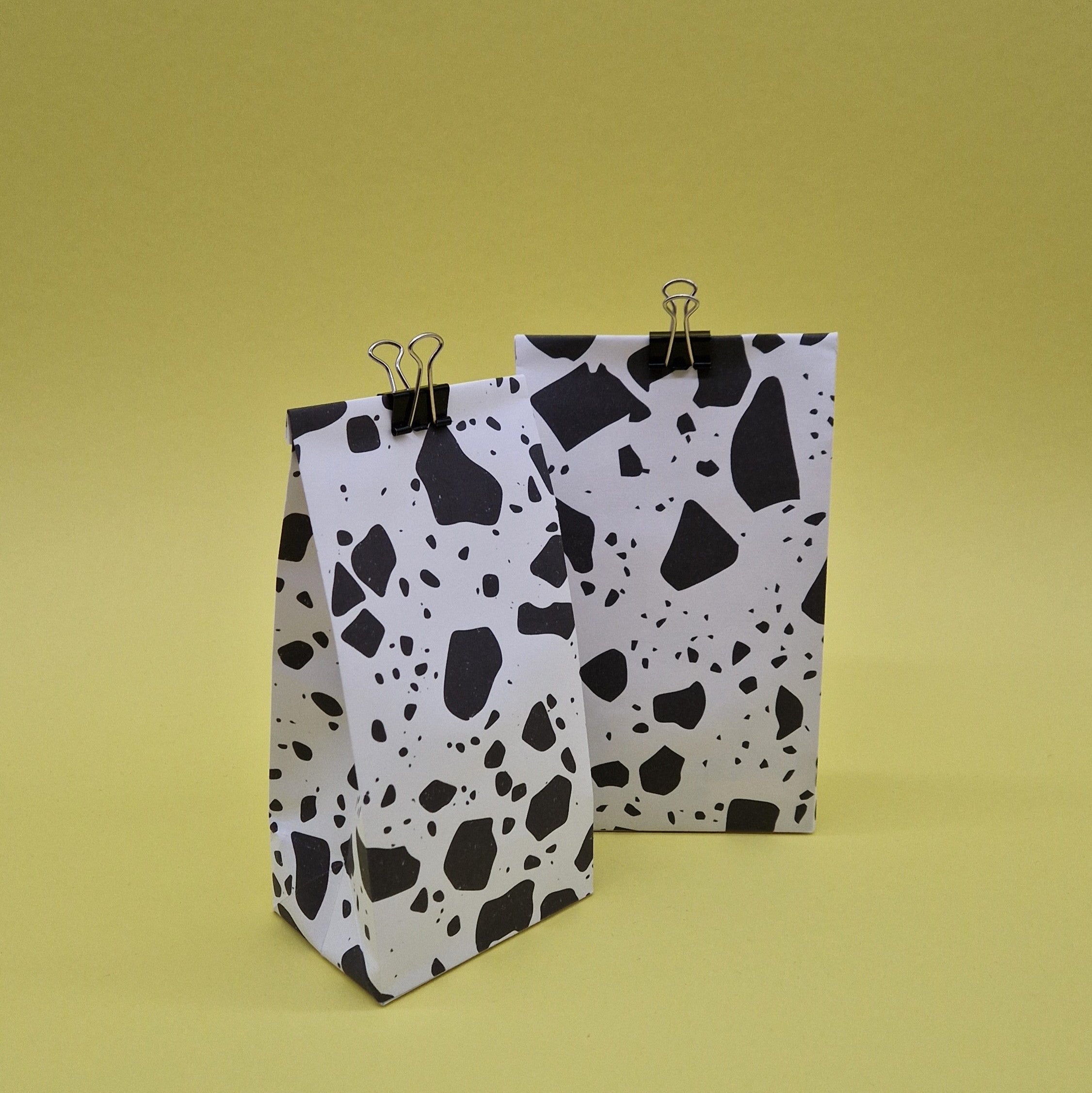 Terrazzo Geschenktüten-Vorlage