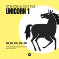 Unicorn / Horse - Stencil & Cut File