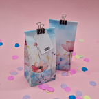Watercolor Spring Flowers Gift Bag Template
