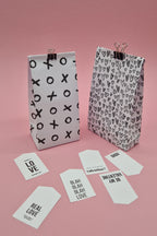 XO Pattern Gift Bag Template