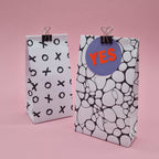 XO Pattern Gift Bag Template