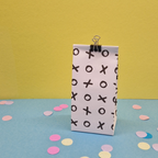 XO Pattern Gift Bag Template