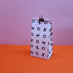 XO Pattern Gift Bag Template